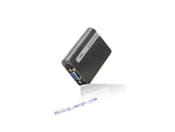 IOGEAR USB 2.0 External VGA Video Card Multi-Language Version - Black, GUC2015VW6