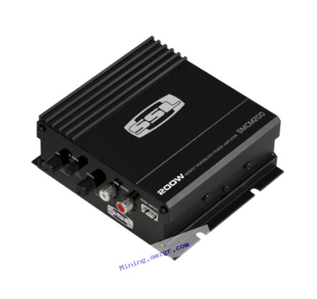 SOUND STORM SMCM200 Mini 200-Watt Monoblock, Class A/B 2 to 8 Ohm Stable Monoblock Amplifier