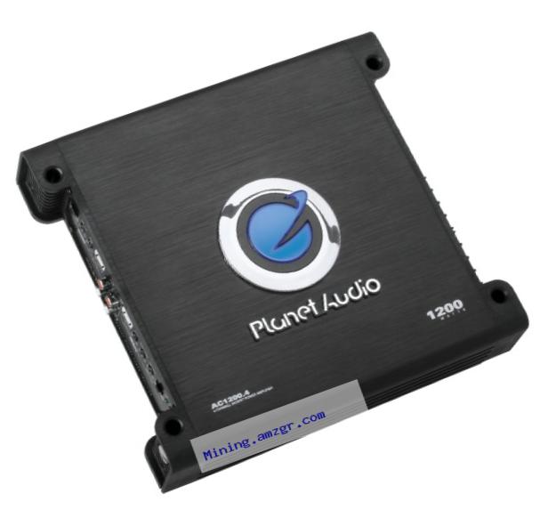 Planet Audio AC1200.4 ANARCHY 1200-Watt Full Range Class A/B 2 to 8 Ohm Stable 4 Channel Amplifier