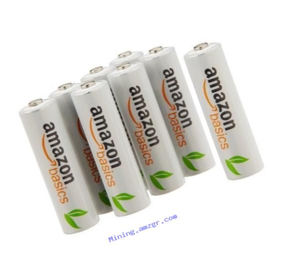 AmazonBasics AAA Rechargeable Batteries (12-Pack) - Packaging May Vary