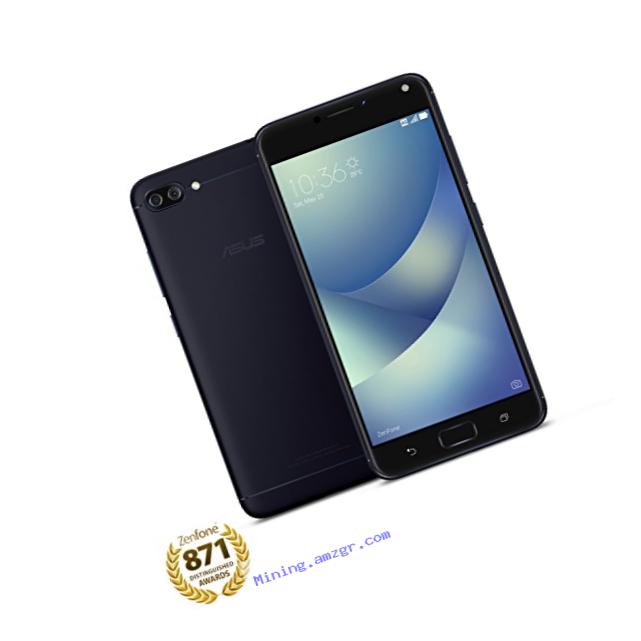 ASUS ZenFone 4 Max 5.2-inch HD 2GB RAM, 16GB storage LTE Unlocked Dual SIM Cell Phone, US Warranty, Black (ZC520KL-S425-2G16G-BK)