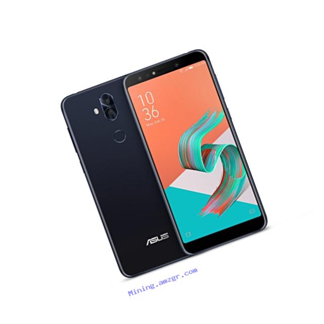 ASUS ZenFone 5Q (ZC600KL-S630-4G-64G) - 6??? FHD 2160x1080 display - Quad-camera - 4GB RAM - 64GB storage - LTE Unlocked Dual SIM Cell Phone - US Warranty - Black