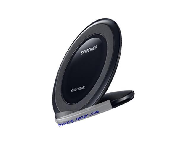 Samsung Fast Charge Wireless Charging Stand W/ AFC Wall Charger (US Version With Warranty), Black