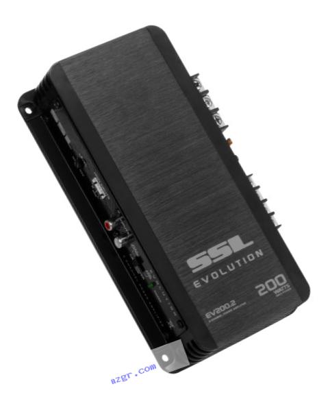 SOUND STORM EV200.2 EVOLUTION 200-Watt Full Range, Class A/B 2 to 8 Ohm Stable 2 Channel Amplifier