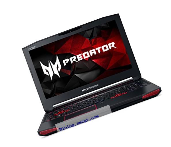 Acer Predator 15 Gaming Laptop, Core i7, GeForce GTX 1070, 15.6” Full HD G-SYNC, 16GB DDR4, 256GB SSD, 1TB HDD, G9-593-77WF