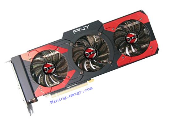 PNY GeForce GTX 1080 8GB XLR8 Gaming Overclocked Graphic Card (VCGGTX10808XGPB-OC)