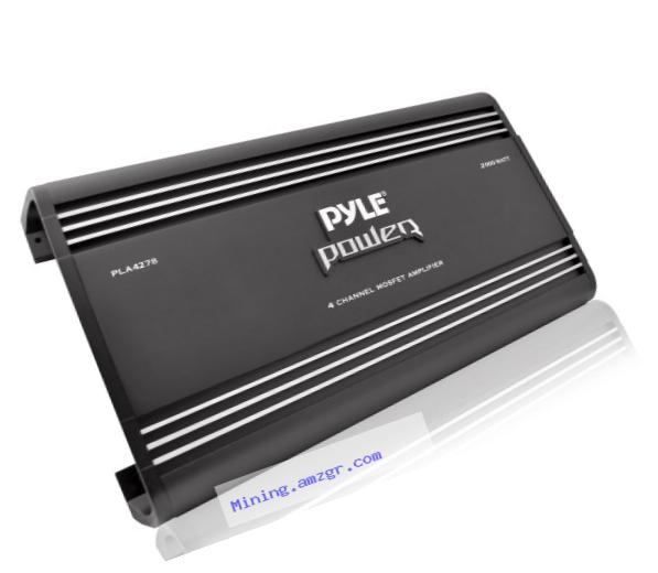 Pyle PLA4278 4-Channel 2000 Watt Bridgeable MOSFET Amplifier