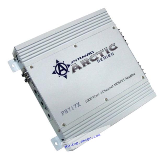 Pyramid PB717X 1,000-Watt 2-Channel Bridgeable Amplifier